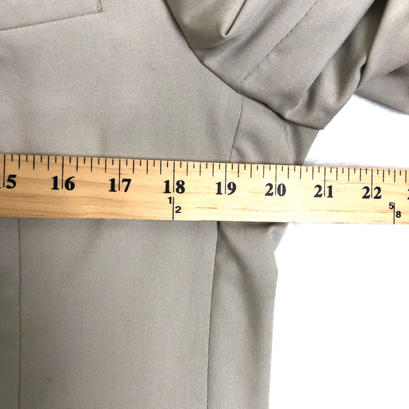 NWT HASPEL Astor Cotton Classic Pleated 2pc‎ Suit 38R Jacket 32x30 Pant Oyster - Picture 9 of 16